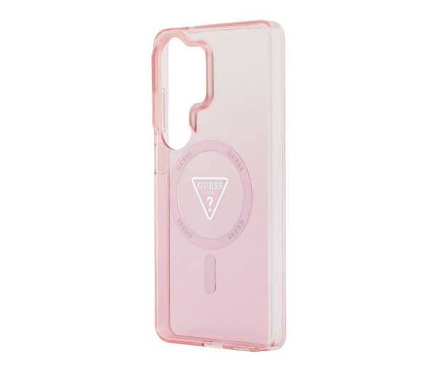 Guess Etui Gradient Triangle MagSafe do Galaxy S26 Ultra różowy - 1522703 - zdjęcie 2